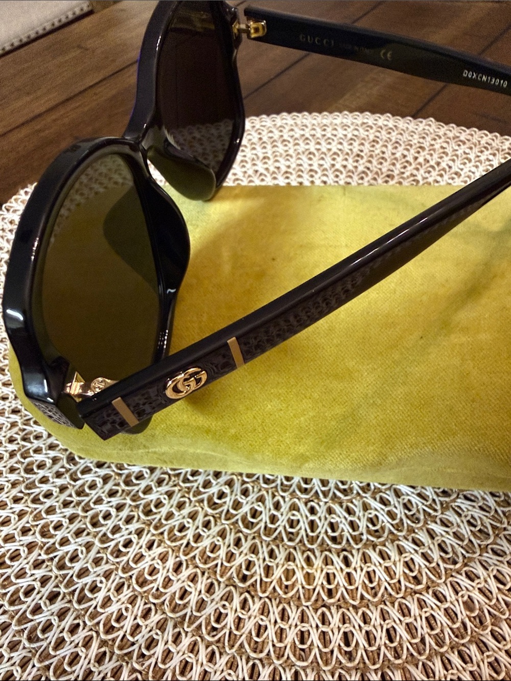 Gucci 57MM Rectangular Sunglasses - Picture 8 of 9